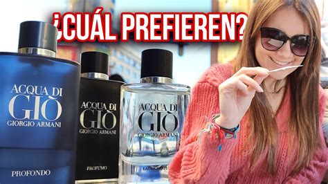 acqua di gio profumo vs azul.